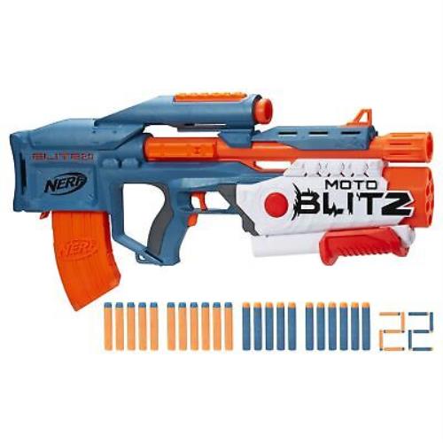 Nerf Elite 2.0 Motoblitz Blaster with Scope Motorized 10-Dart Blasting