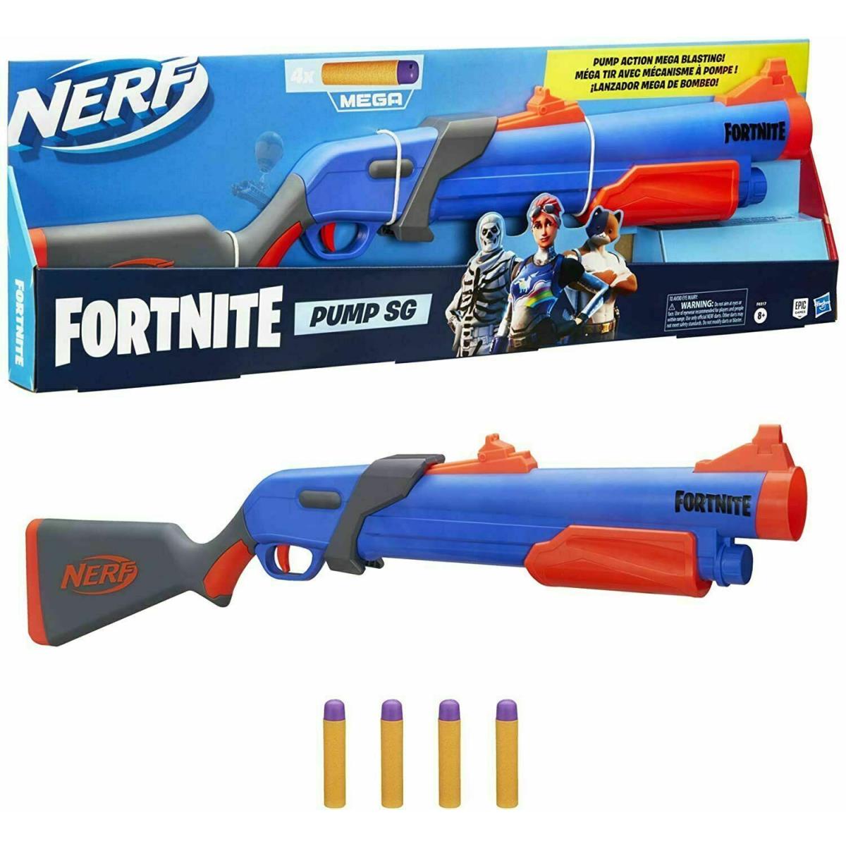 Fortnite Nerf Gun Pump Shotgun Pump Action Foam Dart Blaster Boy`s Toy Guns