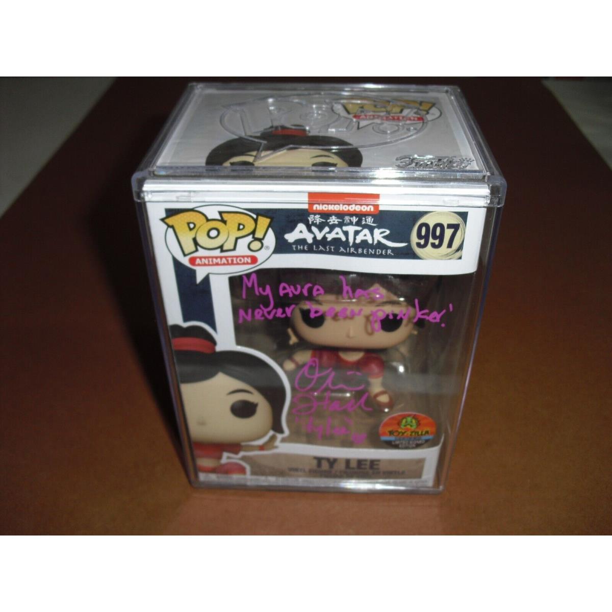 Ty Lee 997 Funko Pop Toy-zilla Certified Avatar Signed Remarked 9.5 Out of 10