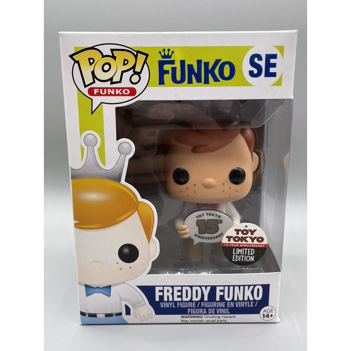 Nycc 2015 Funko Pop Freddy Funko SE 15th Year Toy Tokyo Exclusive - Good Box