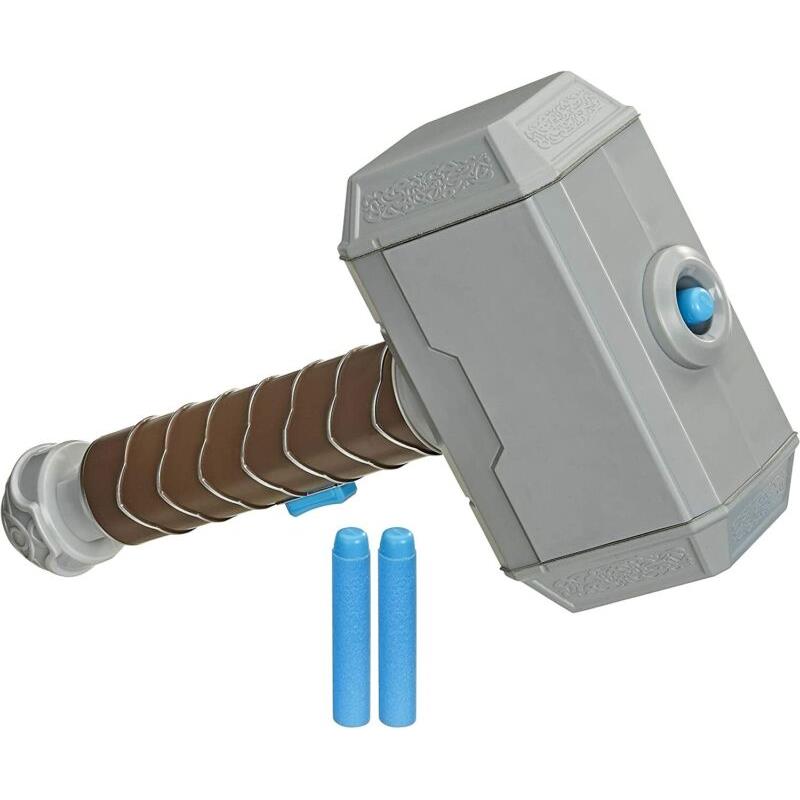 Nerf Power Moves Marvel Avengers Thor Hammer Strike Toy Kids Roleplay Toy
