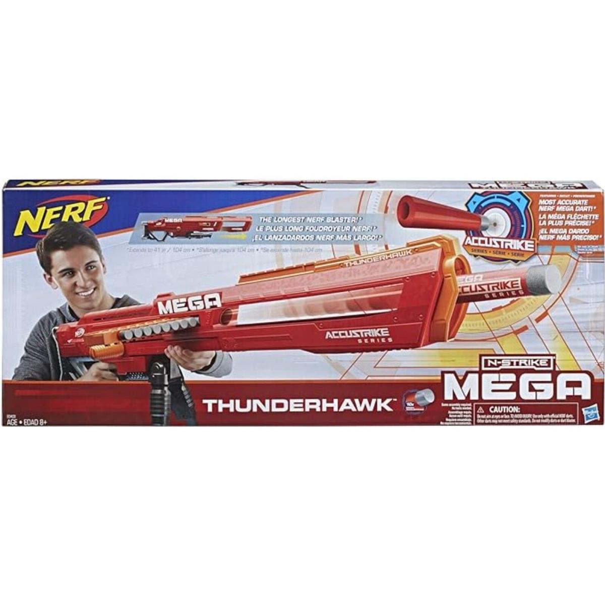 Nerf N Strike Mega Accustrike Thunderhawk Blaster + Bipod