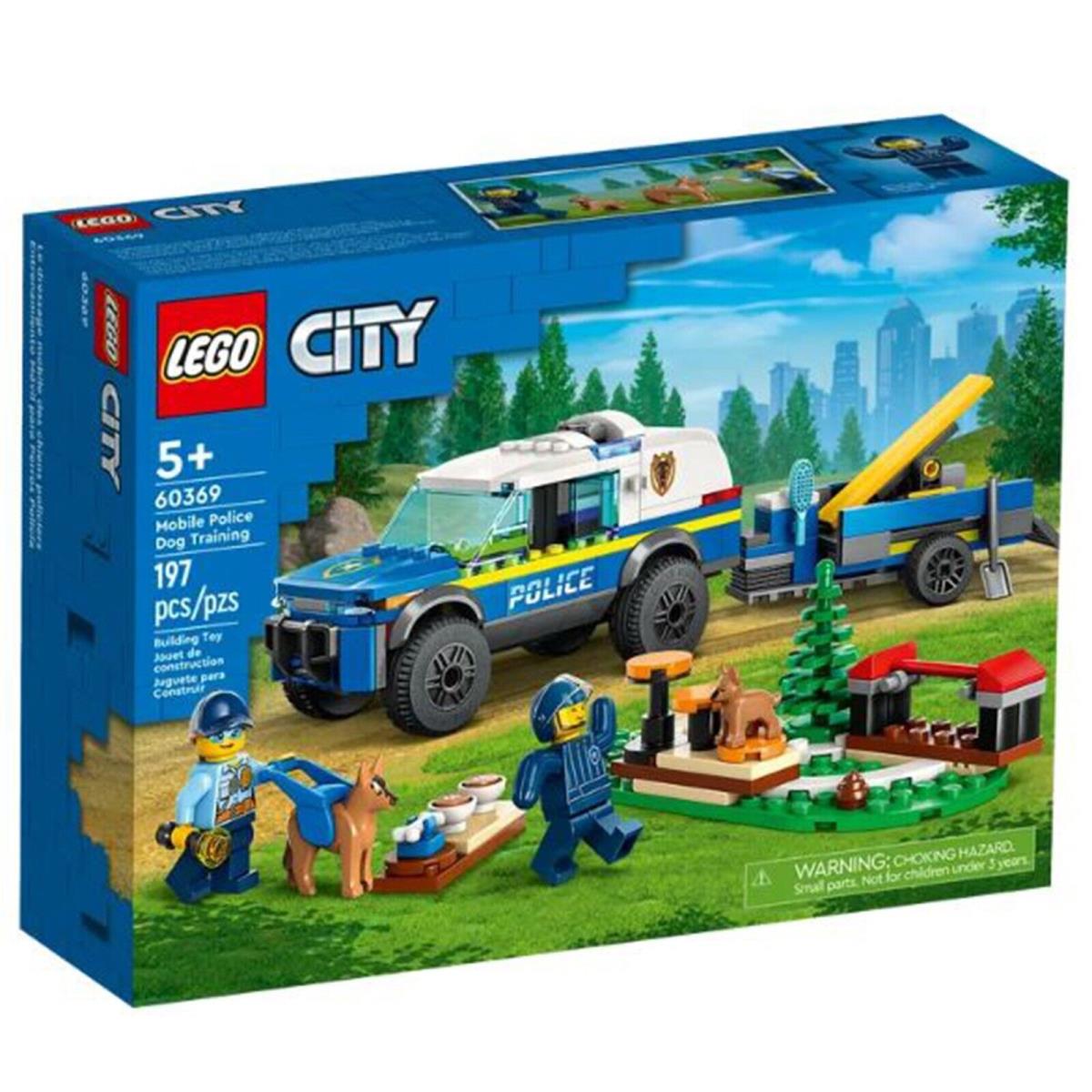 Lego City Mobile Police Dog Training Building Set 60369 IN Stock