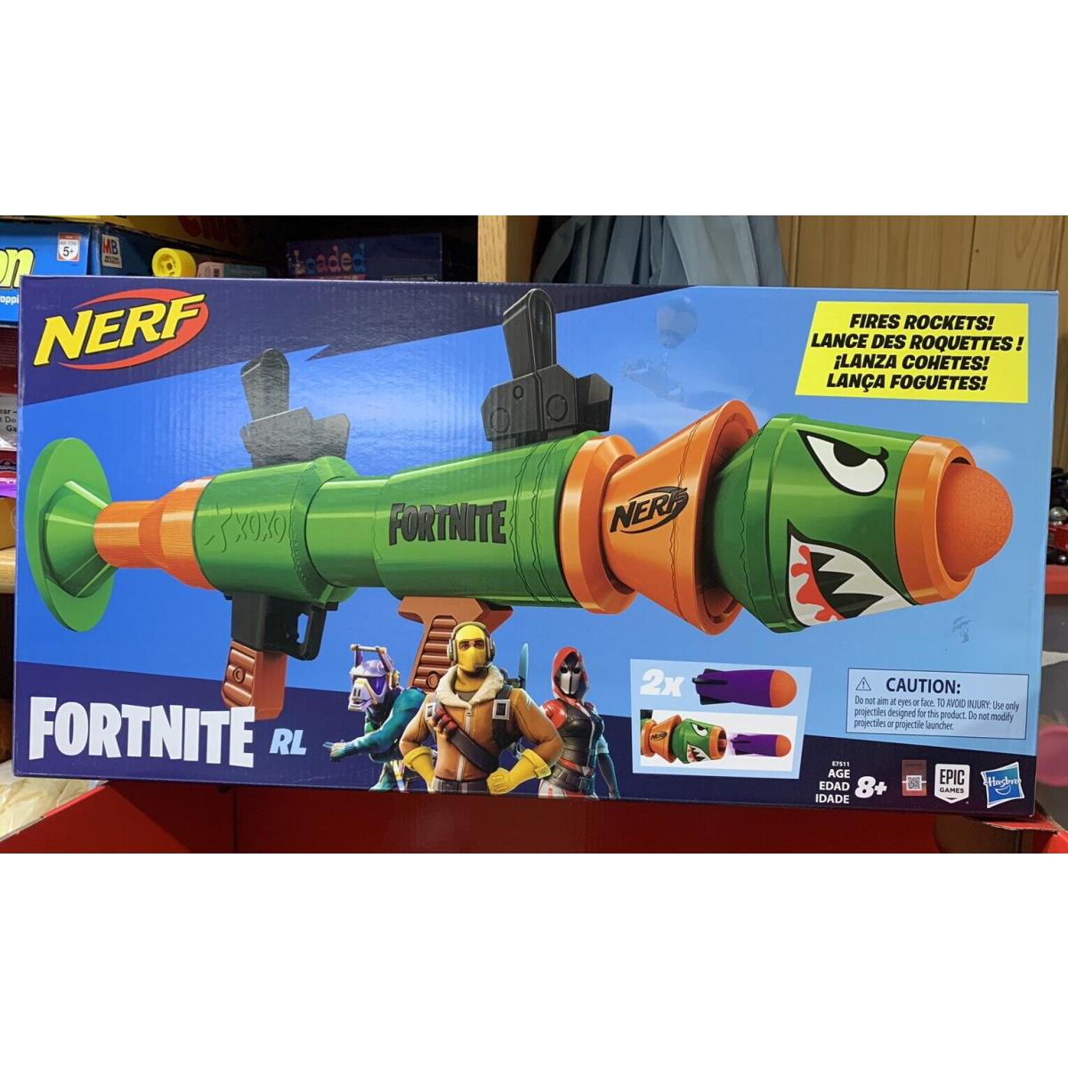 Nerf Fortnite Rl Blaster Rocket Launcher Youth Teen Adults Fun Game Dart Gun