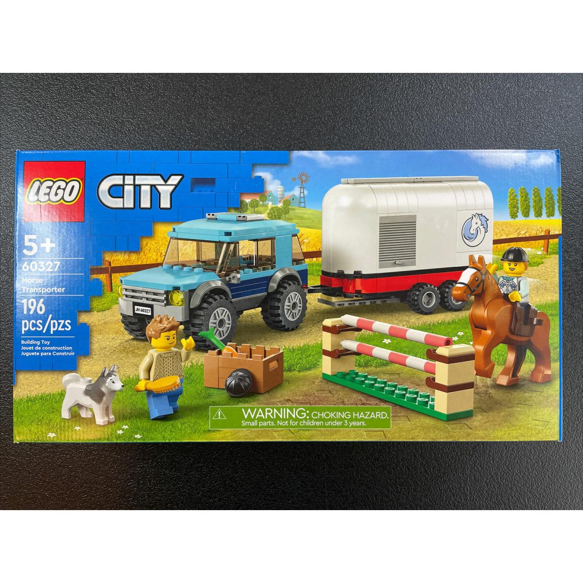 Lego City Horse Transporter Building Play Set 60327 196 Pcs