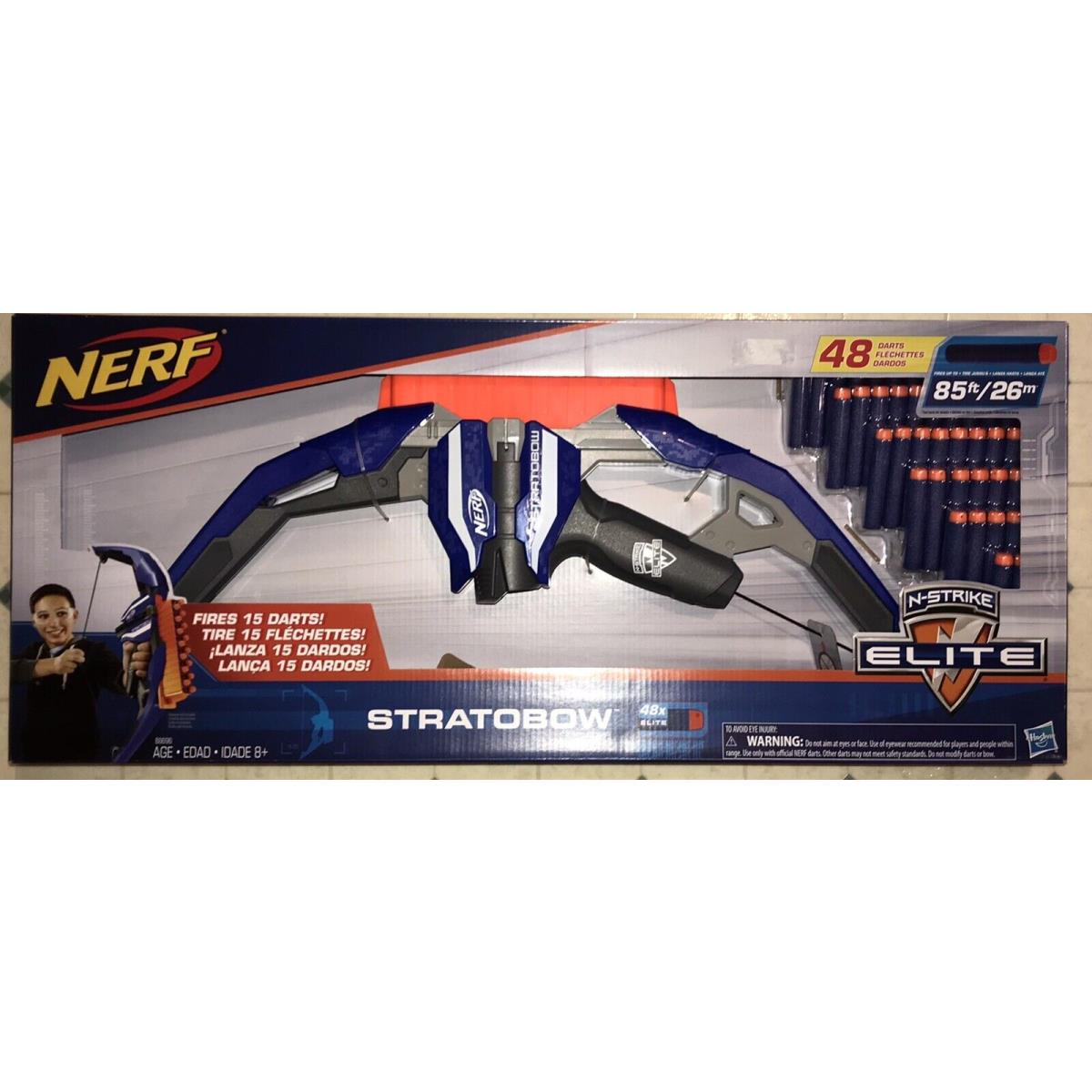 Nerf Special N-strike Stratobow with 48 Darts Same Day Shipping