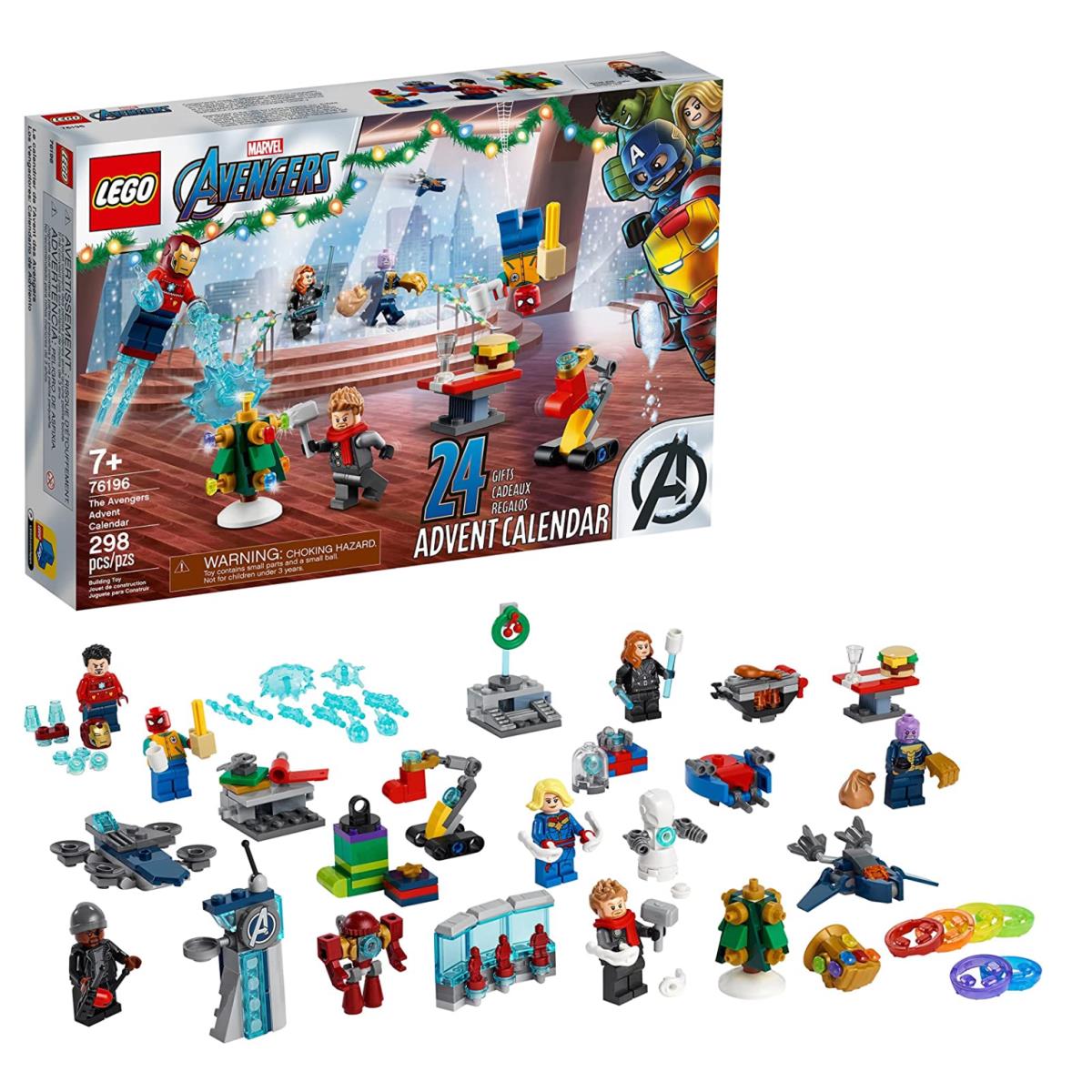Lego 76196 Marvel The Avengers Advent Calendar Set W/298 Pieces
