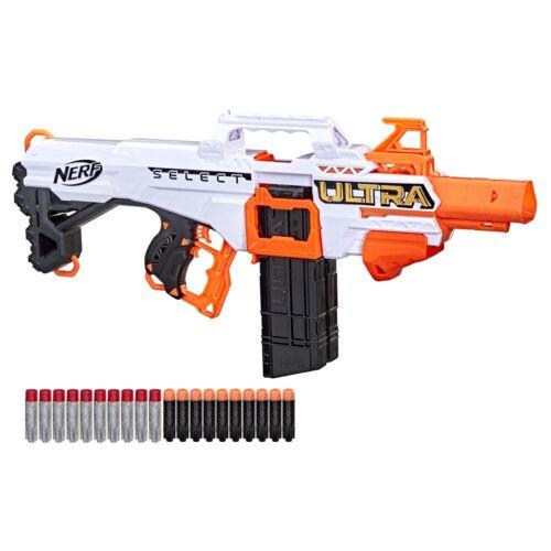 Nerf Ultra Select Fully Motorized Blaster Fire 2 Ways Includes Clips