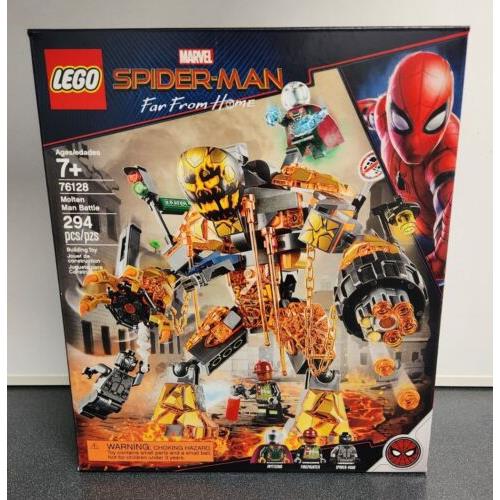 Lego Marvel Spider-man 76128 Molten Man Battle