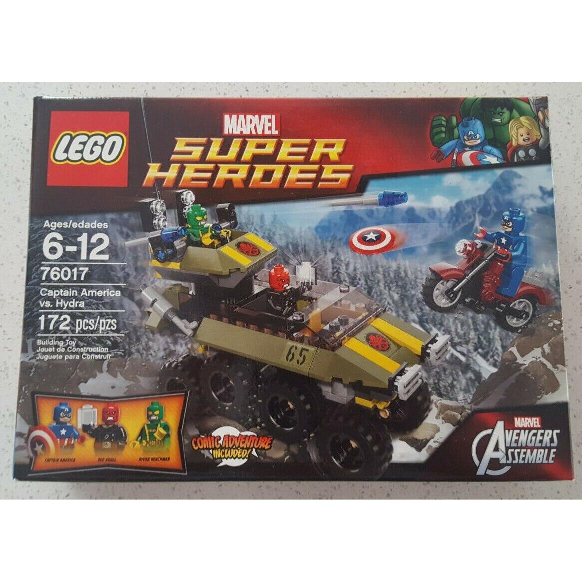 Lego Captain America Vs. Hydra 76017 Redskull Marvel Super Heroes Versus