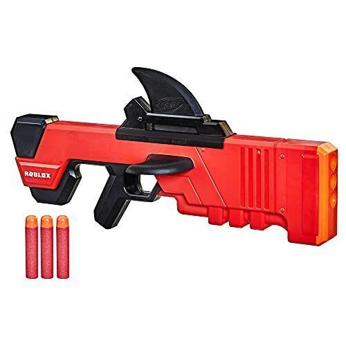 Nerf Roblox MM2 Shark Seeker Dart Blaster Shark-fin Priming 3 Darts Virtual Code