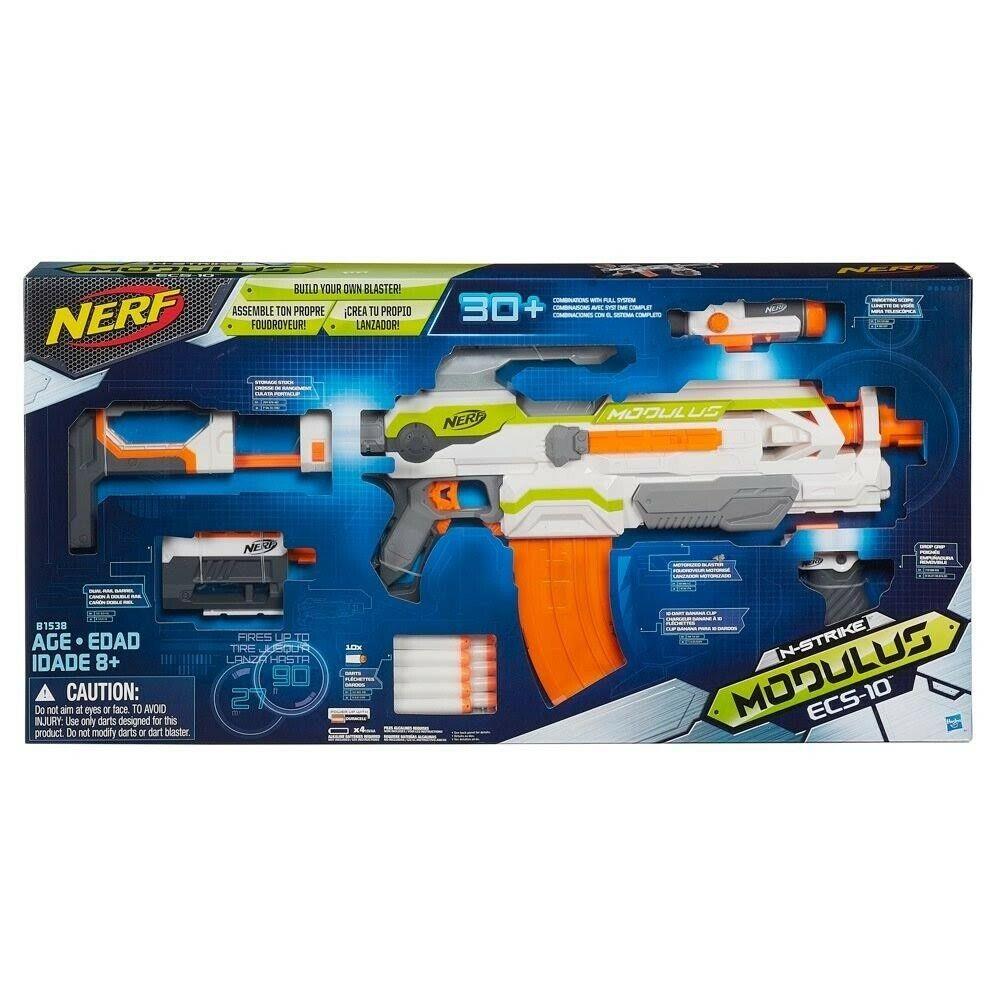 2015 Nerf N-strike Modulus ECS-10 Nerf Blaster Gun