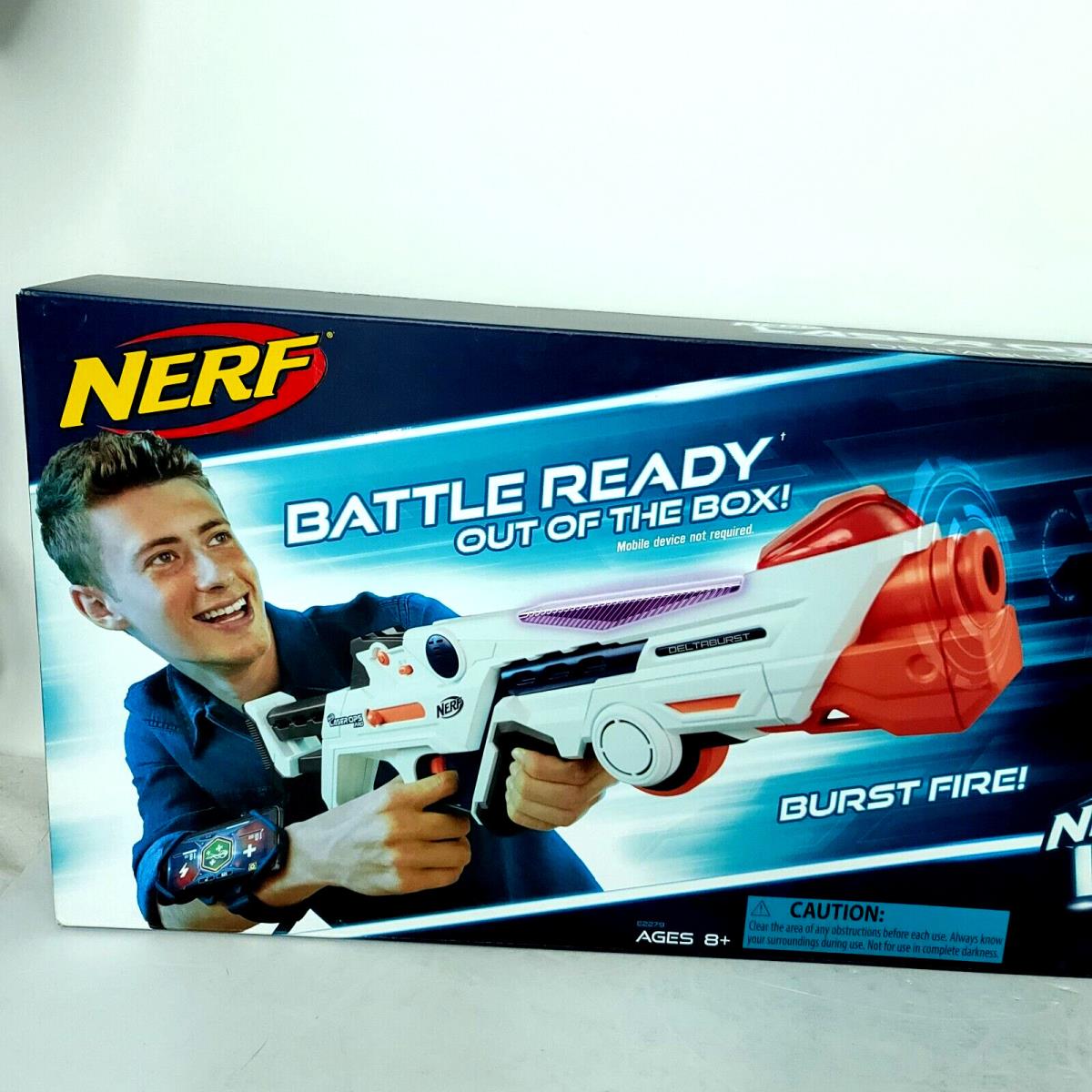 Nerf Laser Ops Pro Deltaburst Combat Blaster Battle Ready Burst Fire