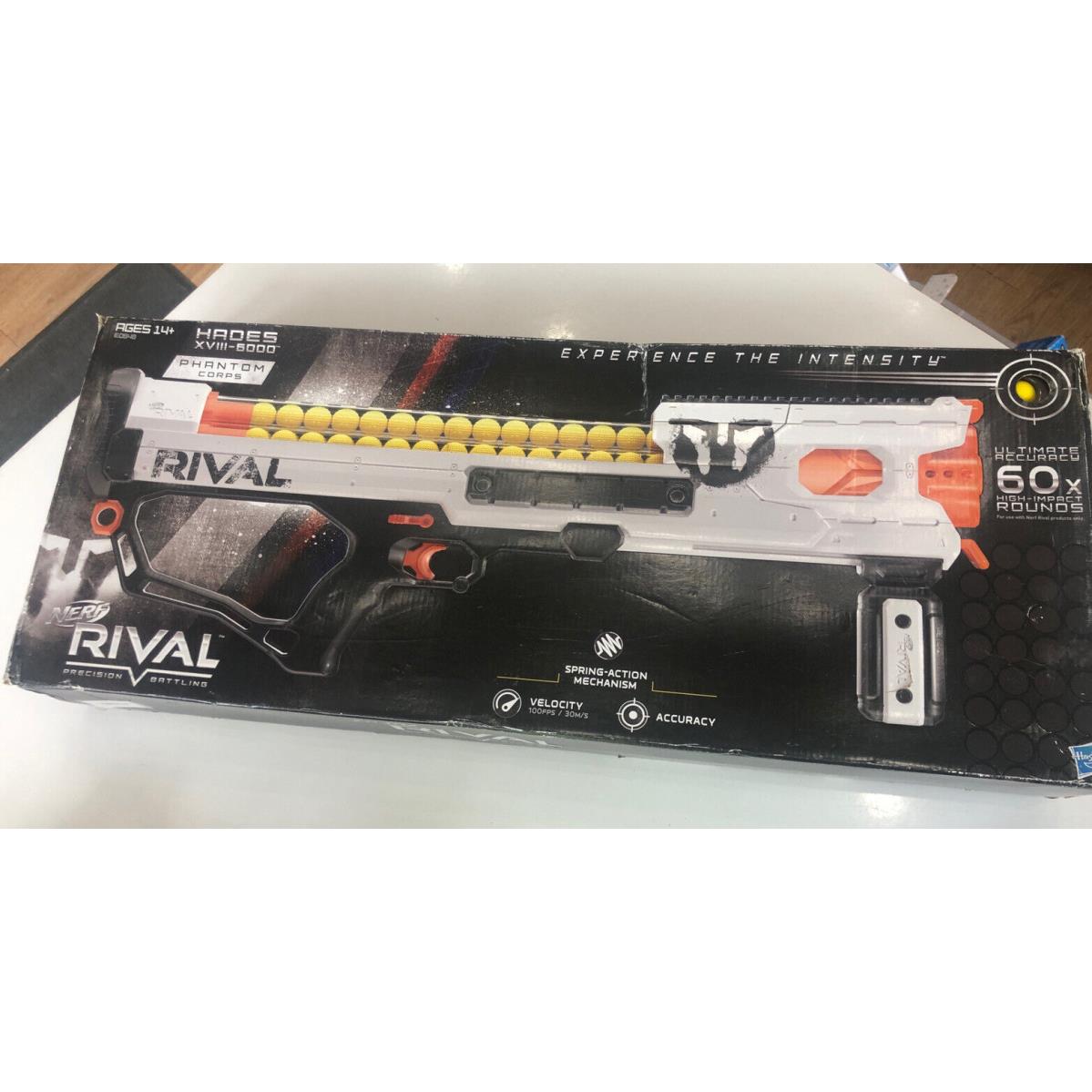 Nerf Rival Phantom Corps Hades XVIII-6000 Impact Blaster with 60 Rounds