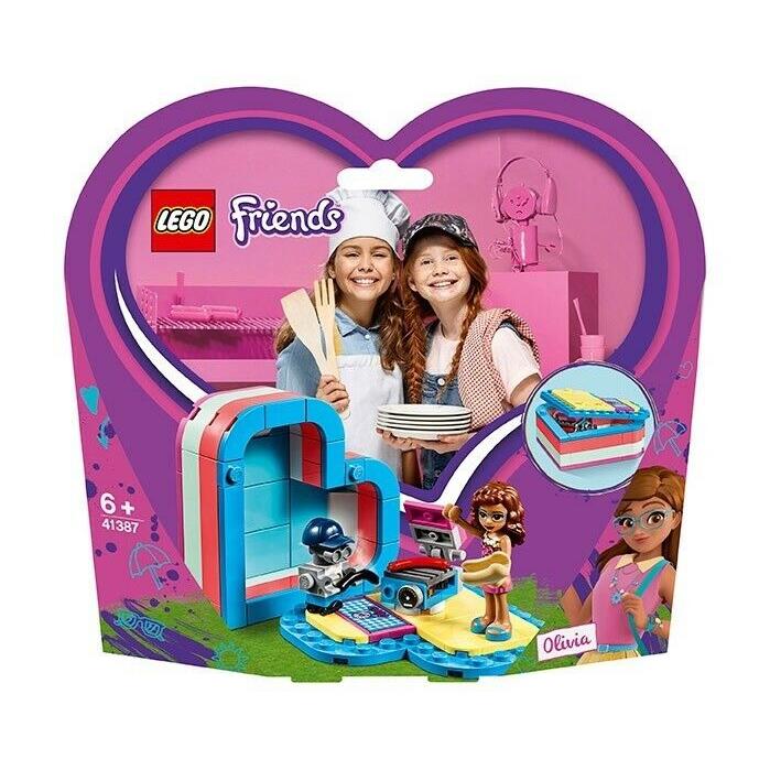 Lego Friends: Olivia`s Summer Heart Box 41387 Building Kit 93 Pcs