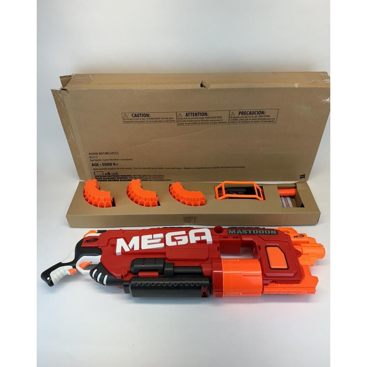 Nerf B5575F07 N-strike Dart Gun Mega Mastodon