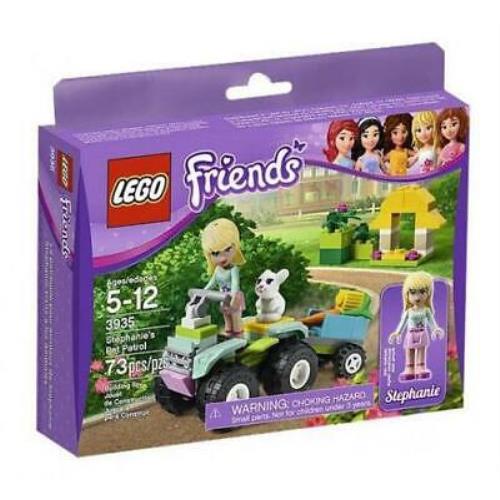Lego Friends Set 3935 Stephanie`s Pet Patrol Toy Game 73 Pcs Retired