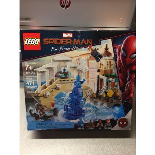 Retired: Lego Marvel Spider Man Far From Home: Hydro Man Attack 76129