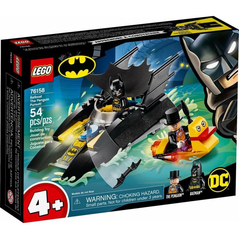 Lego 76158 DC Comics Super Heroes Serieses Batboat The Penguin Pursuit