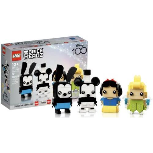Lego 40622 Disney 100th Celebration Brickheadz Mickey Tinkerbell Oswald Snow