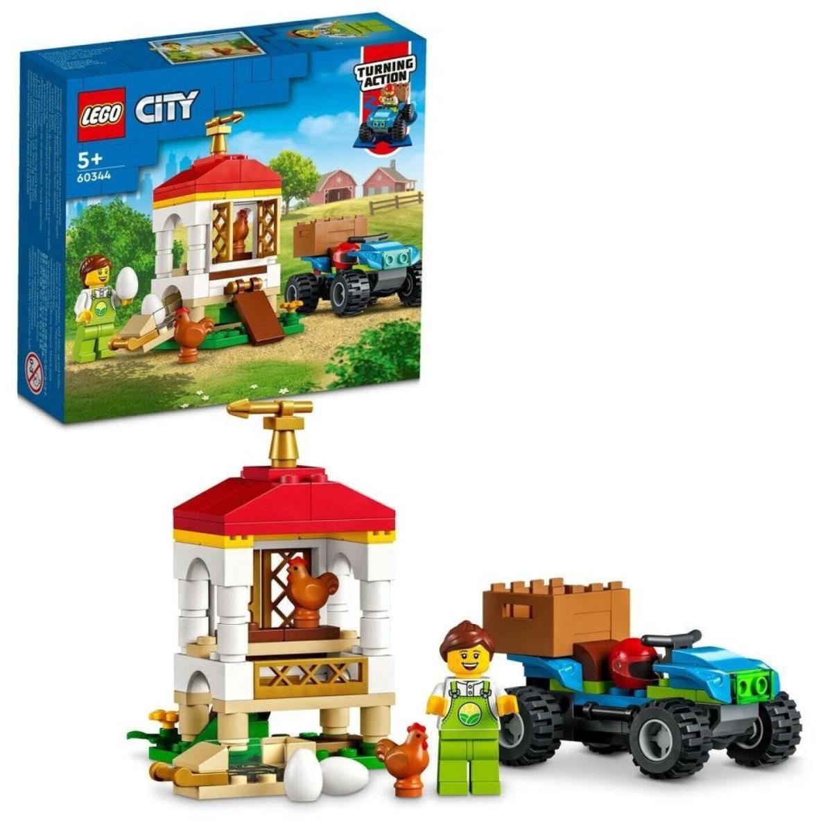 Lego City: Chicken Henhouse 60344 Building Kit 101 Pcs