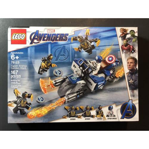 Lego Marvel Avengers Set 76123 Captain America Outriders Attack