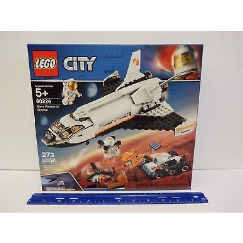 Lego City - Model 60226 - Mars Research Shuttle - 273 Piece Set - Age 5 -12 Y