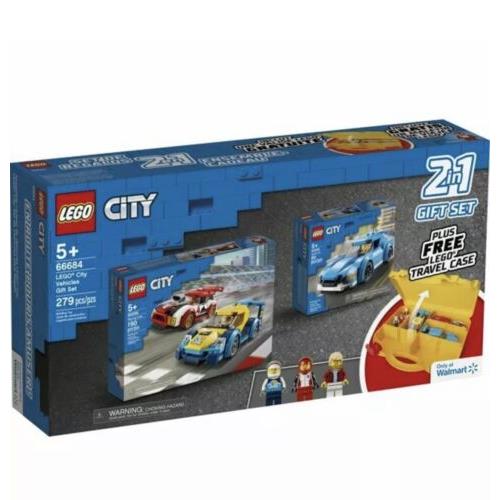 Lego City Vehicles 2 in 1 Gift Set 66684 Combo - 60256 60285 IN H