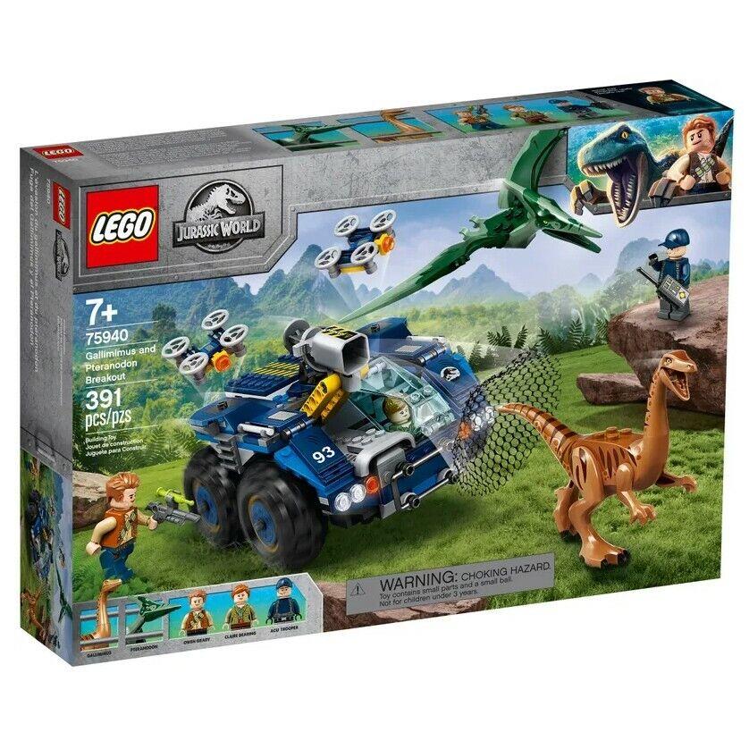 Lego Jurassic Park Set 75940 Gallimimus and Pteranodon Breakout