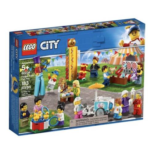 Lego City Set 60234 People Pack-fun Fair 14 Minifigs Amusement Park