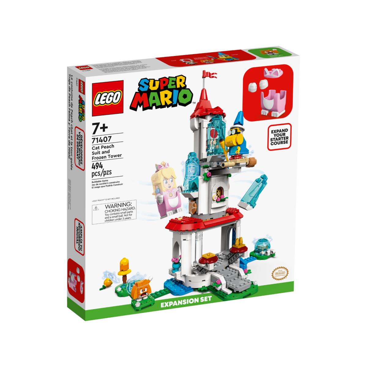Lego Cat Peach Suit and Frozen Tower Expansion Set 71407