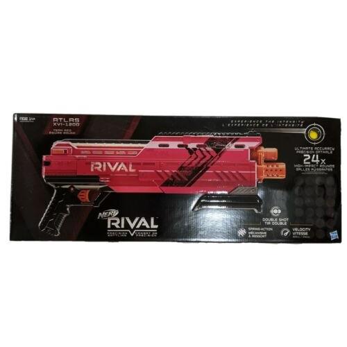 Nerf Rival Blaster Atlas XVI-1200 Team Red Precision Battling 24x High Impact Rd