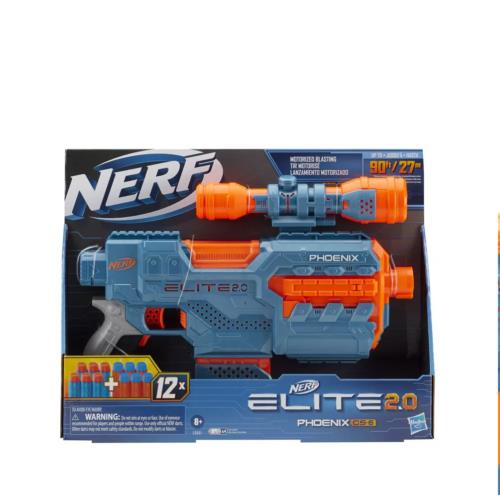 Nerf Elite 2.0 Star Phoenix CS-6 Includes 12 Official Nerf Darts Ages 8+