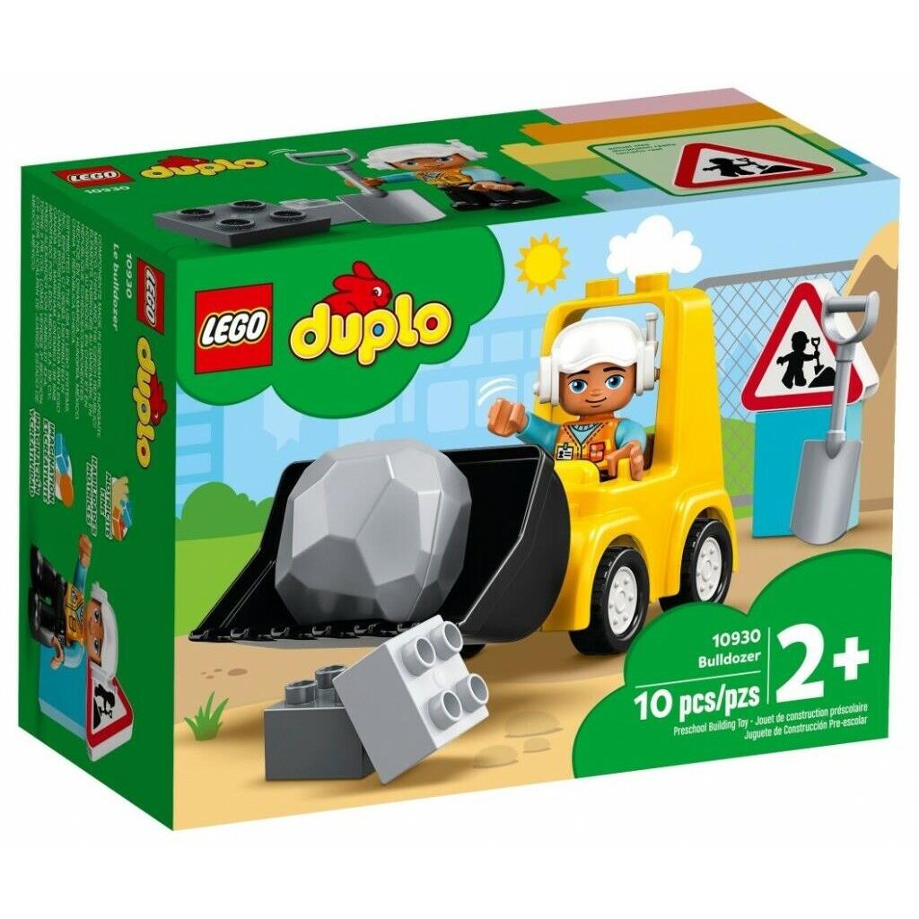 Lego Duplo: Bulldozer 10930 Building Kit 10 Pcs Playset Toddler Toy Set