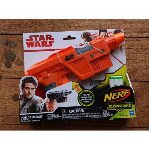 / Nerf Star Wars / Poe Dameron / Orange Blaster / Toy Gun