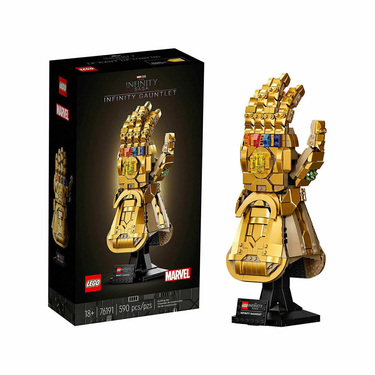 Lego Marvel Infinity Gauntlet Building Kit 590 PC Set Expedited Shipping
