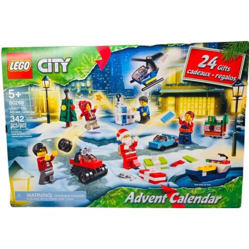Retired Lego City Advent Calendar 60268 342 Pieces Christmas Age 5+
