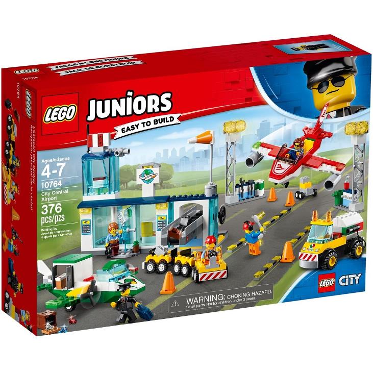 Lego 10764 Juniors City Central Airport w/ Planes Vehicles Set