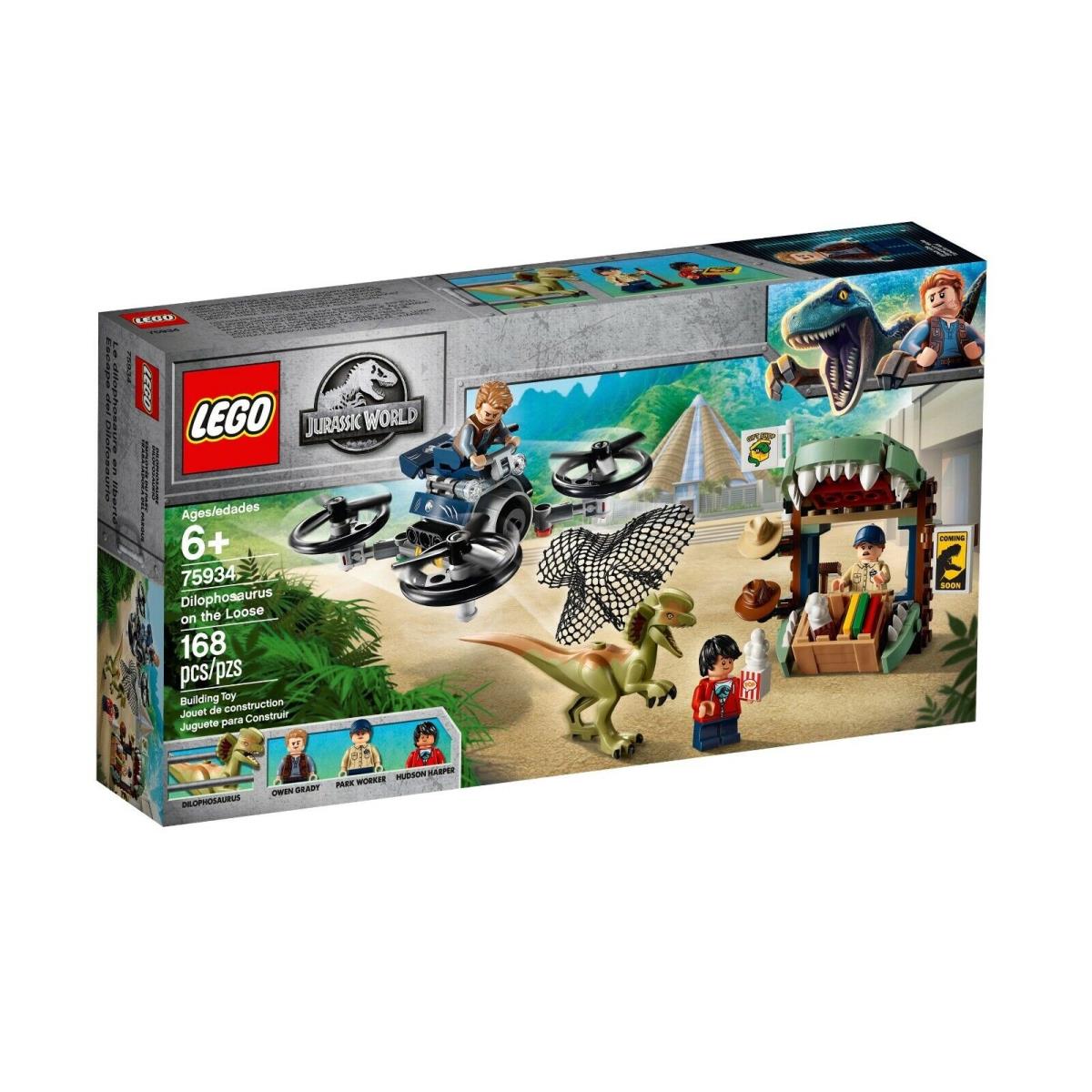 Lego Set 75934 Jurassic World Dilophosaurus on The Loose