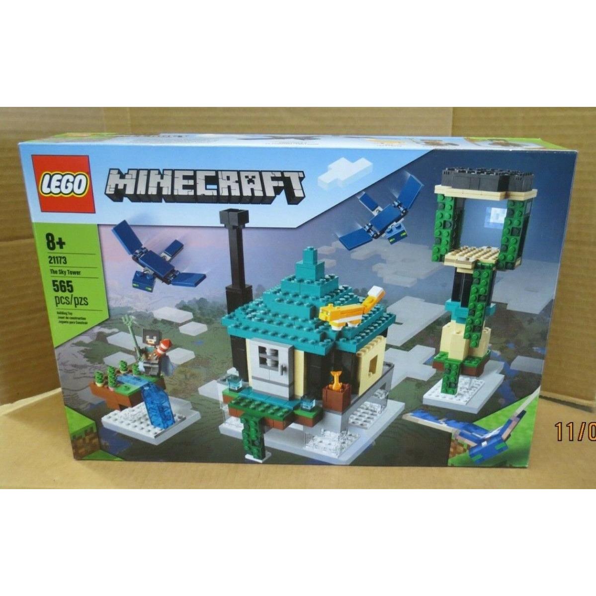 Lego Minecraft 21173 The Sky Tower 565 Pieces Building Toy