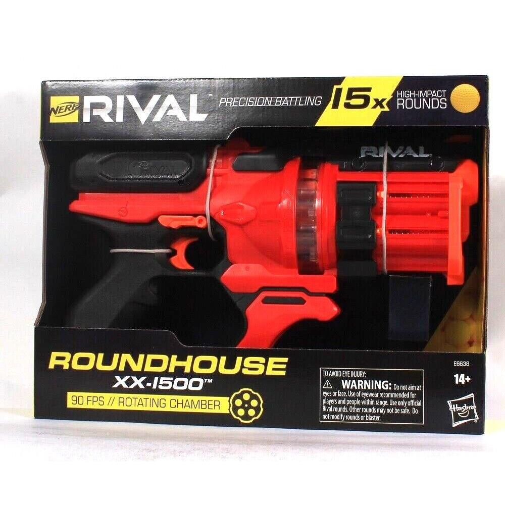Hasbro Nerf Rival Roundhouse XX 1500 Rotating Chamber Blaster with 15X Rounds