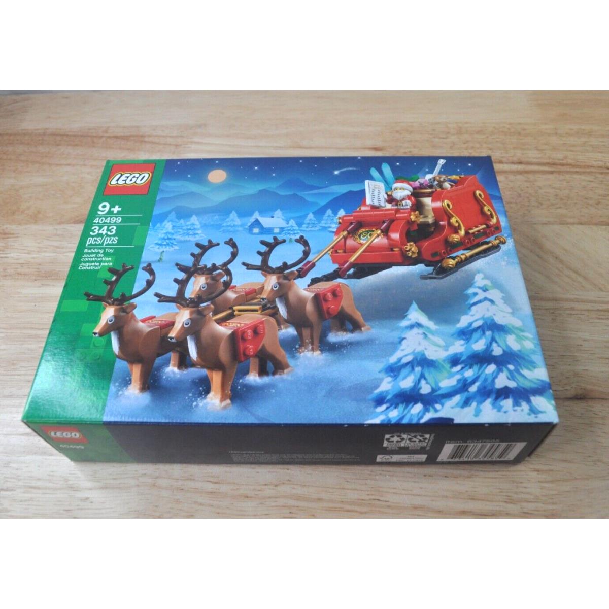 Lego Set 40499 Santa Sleigh W/ Reindeer-christmas