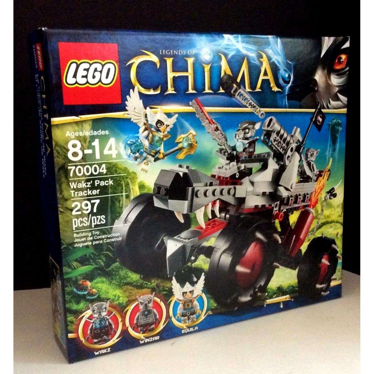 Lego 70004 Legends of Chima Wakz` Pack Tracker Retired Set
