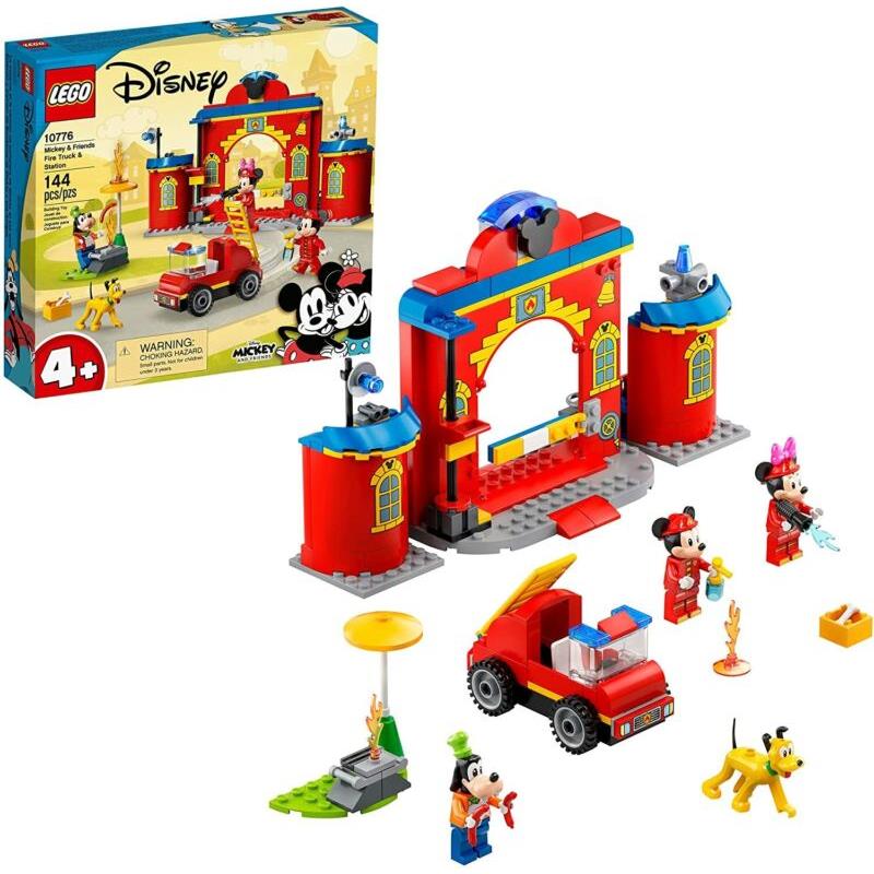 Lego Disney Mickey Friends Fire Truck Station 10776 Building 144pcs Aug.1 21