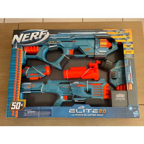 Nerf Elite Ultimate Blaster 3 Pack with 50 Darts