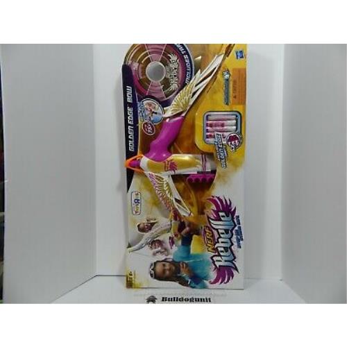 Nerf Rebelle Golden Edge Bow Dart Pink Gun Target Toys R Us Hasbro
