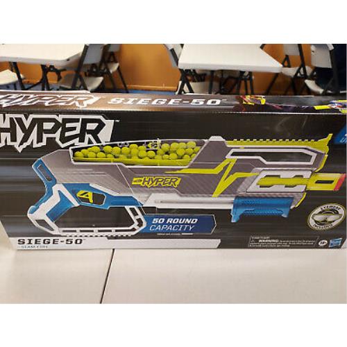 Nerf Hyper Pump-action Siege-50 Play Item Nerf Toy Kids