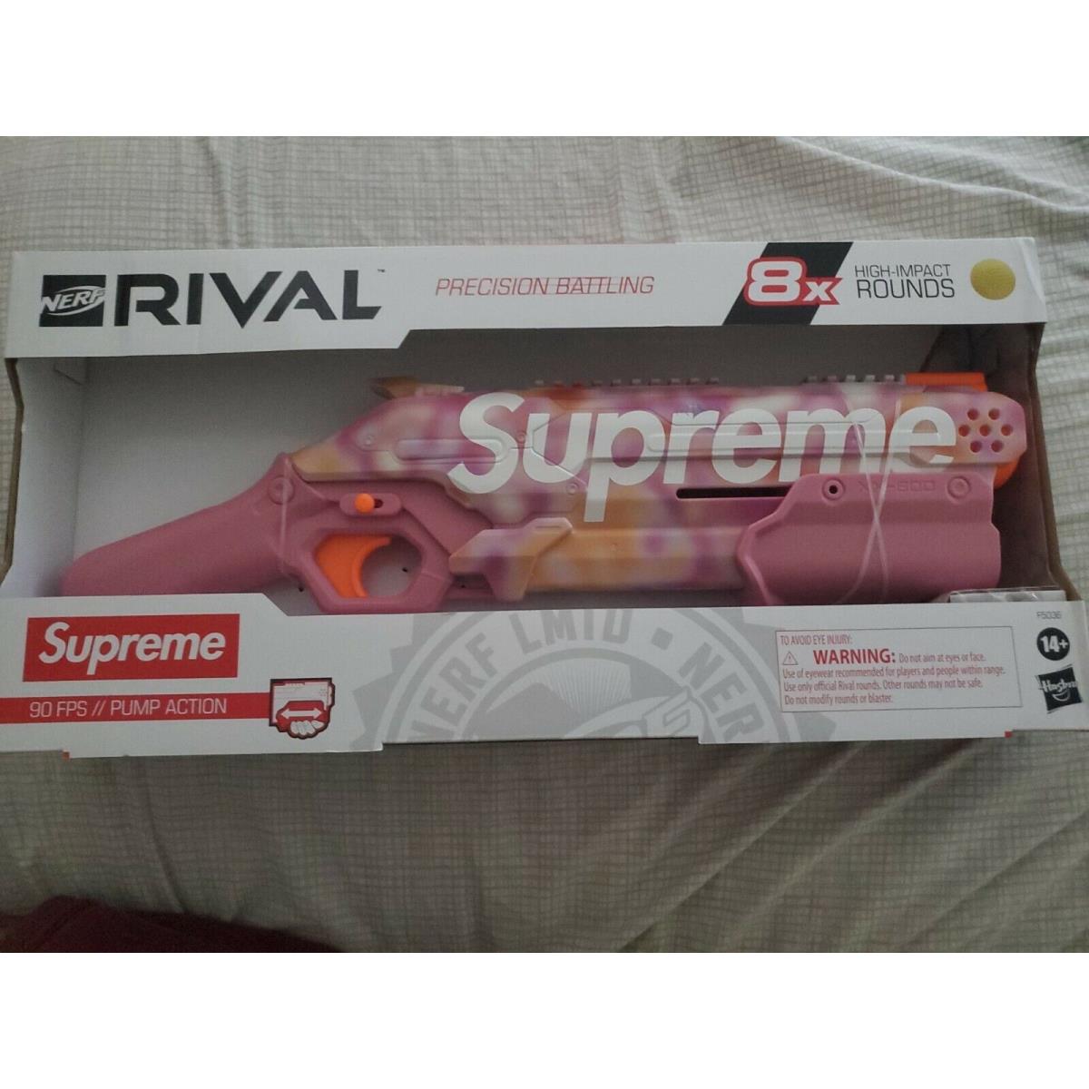 Supreme Nerf Rival Takedown Blaster Pink