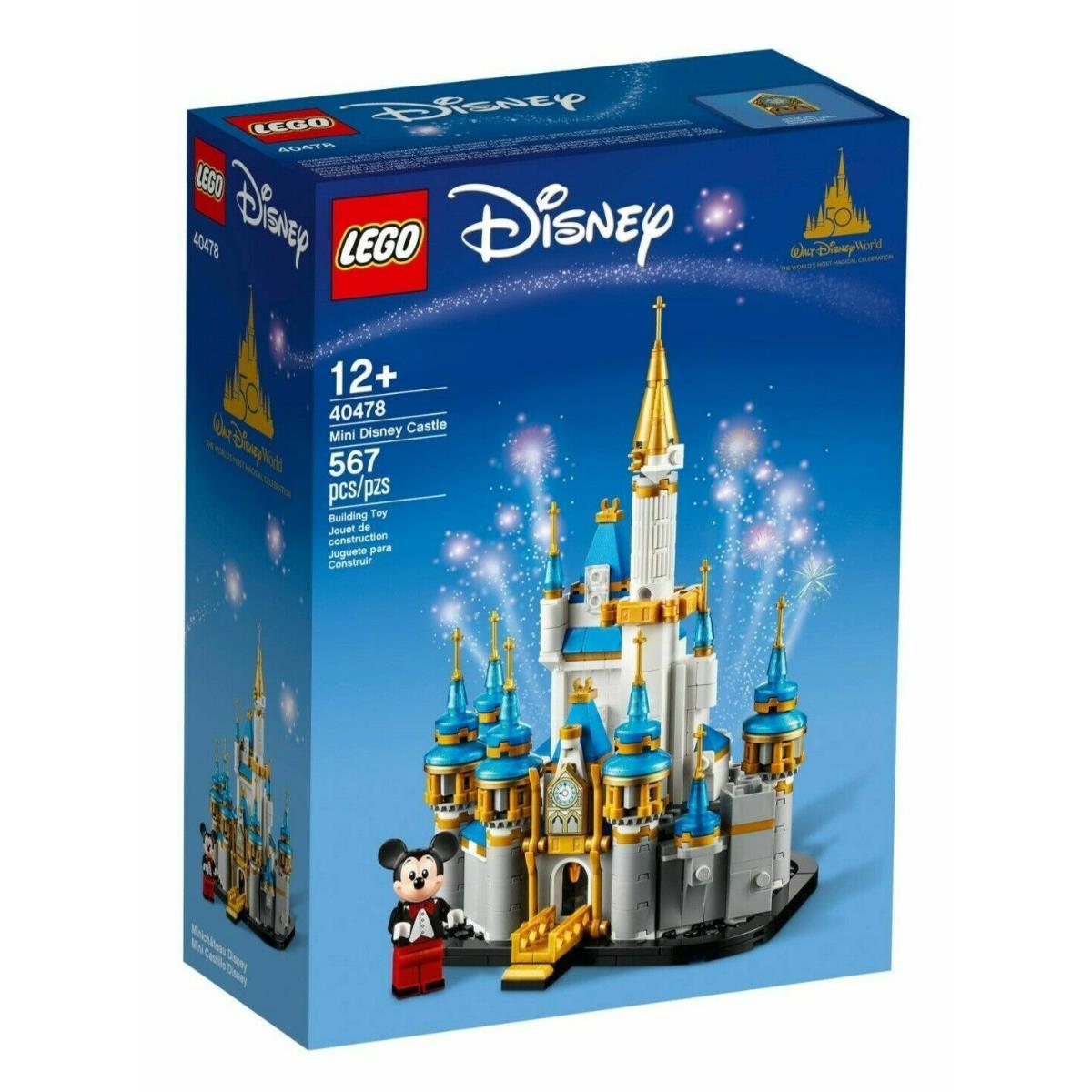 Lego 40478 Mini Disney Castle 50th Anniversary Perfect Box Guarantee