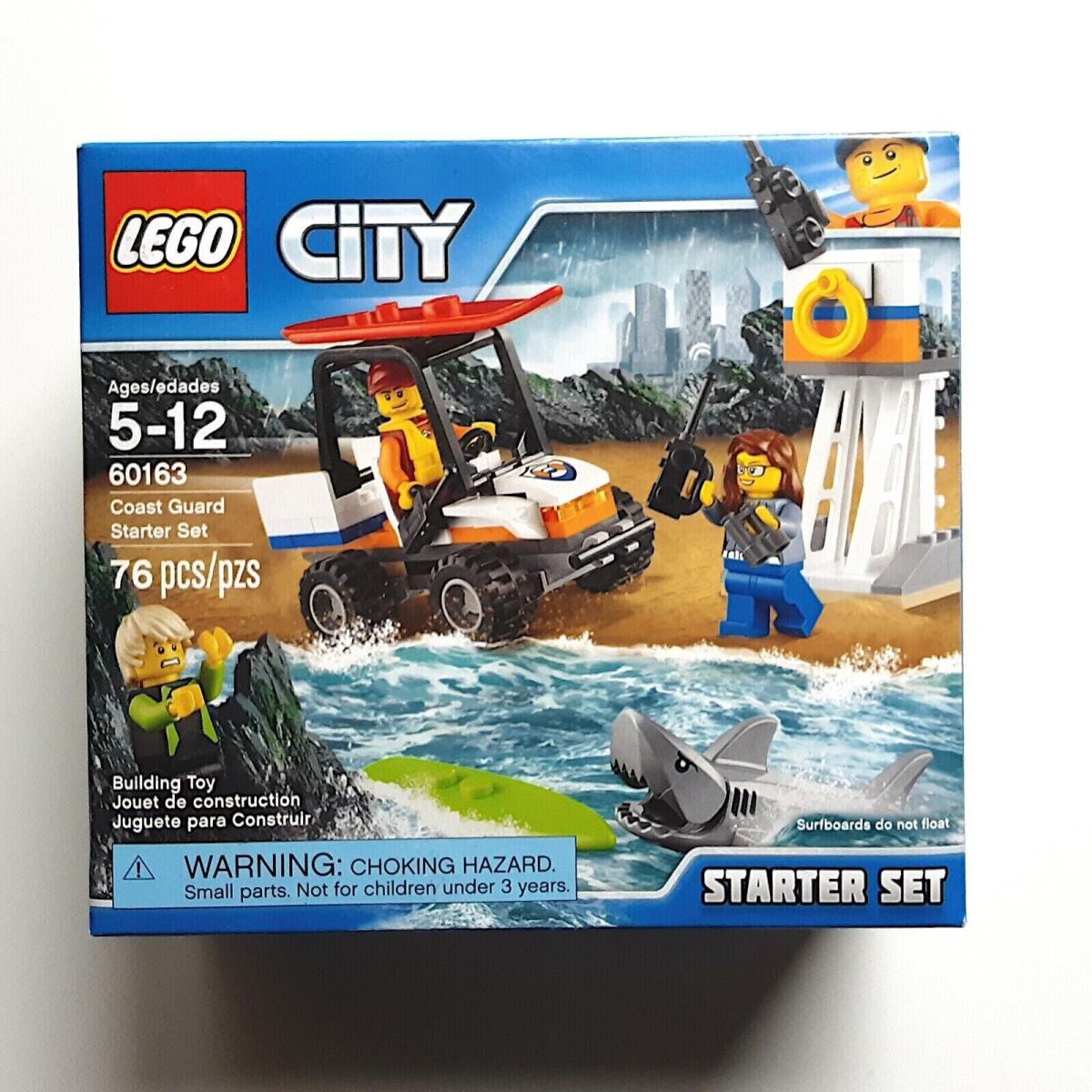Lego City Coast Guard Starter Set 60163 Building Kit 76 Pcs Retired Set
